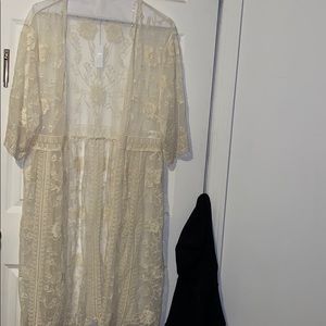 Beige cover up